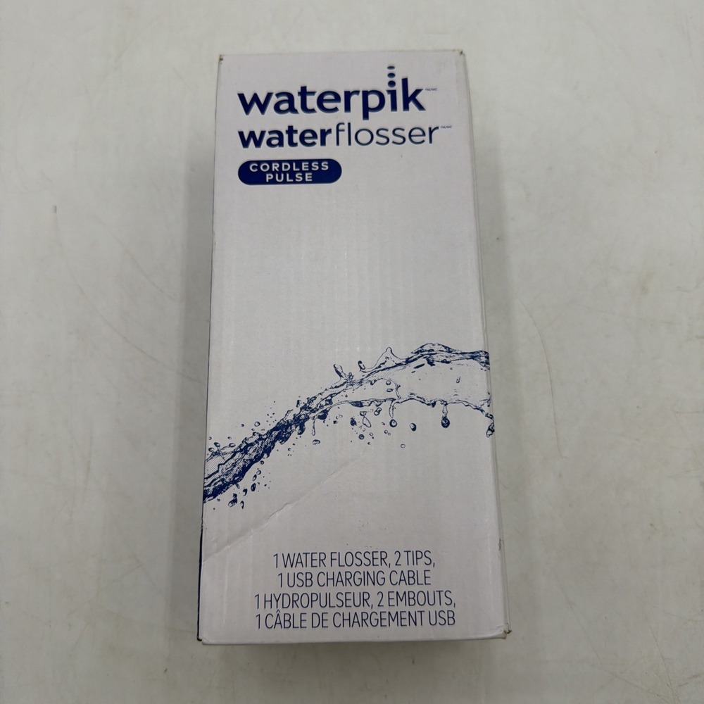 Waterpik Cordless Pulse 3100 Water Flosser WF-20 White Rechargeable Braces Care